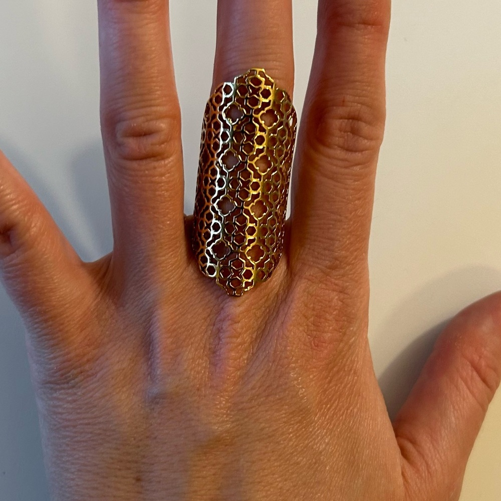 Kendra Scott Adjustable Gold Vermeil Rodeo Exclusive Boone Ring